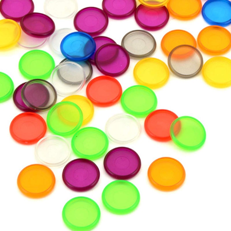 Haploon 104 Pieces Mini Plastic Book Binding Discs,Haploon 8 Colors Binding Ring Discs Expansion Discs Mushroom Hole Loose Leaf Ring Round Binding Mini Disc Buckle Hoop for DIY Notebooks Planners - Image 4